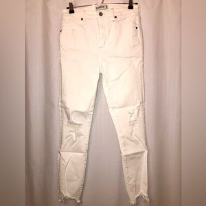 Abercrombie white jeans